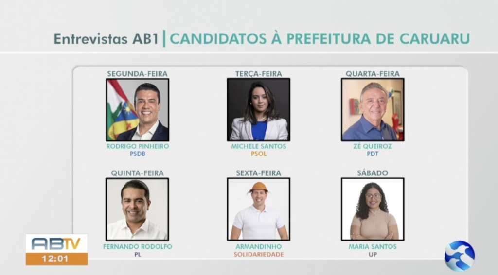 AB1 entrevista candidatos à prefeitura de Caruaru | Eleições 2024 em Caruaru e Região