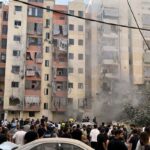 Aterrorizadas, famílias libanesas fogem de bombardeios israelenses