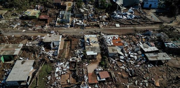 Arroio do Meio (RS) foi destruído pelas enchentes