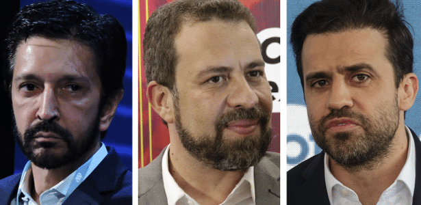 Ricardo Nunes (MDB), Guilherme Boulos (PSOL) e Pablo Marçal (PRTB) lideram as pesquisas