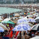 Rio tem calor de 41 graus e pouca umidade relativa do ar