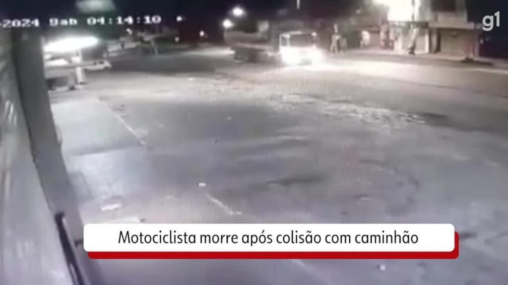 VÍDEO mostra colisão entre caminhão e moto; acidente aconteceu na BR-104 em Toritama e deixou um morto | Caruaru e Região