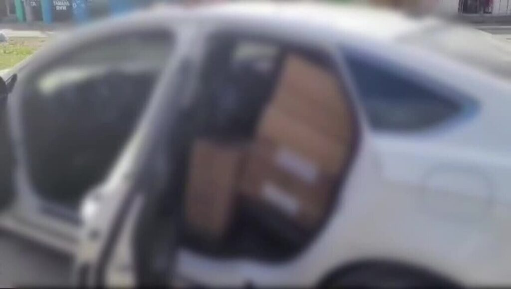 Carga de 8 mil maços de cigarros contrabandeados é apreendida dentro de carro na BR-232; VÍDEO