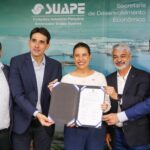 Governadora Raquel Lyra e ministro Silvio Costa Filho anunciam investimento de R$ 123 milhões para conclusão da recuperação do molhe do Porto de Suape