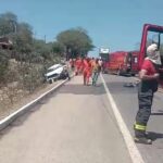 Homem morre e outro fica ferido após acidente envolvendo carro e moto em Serra Talhada