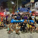 Moradores da Rua Saldanha da Gama homenageiam Guarda Municipal de Caruaru