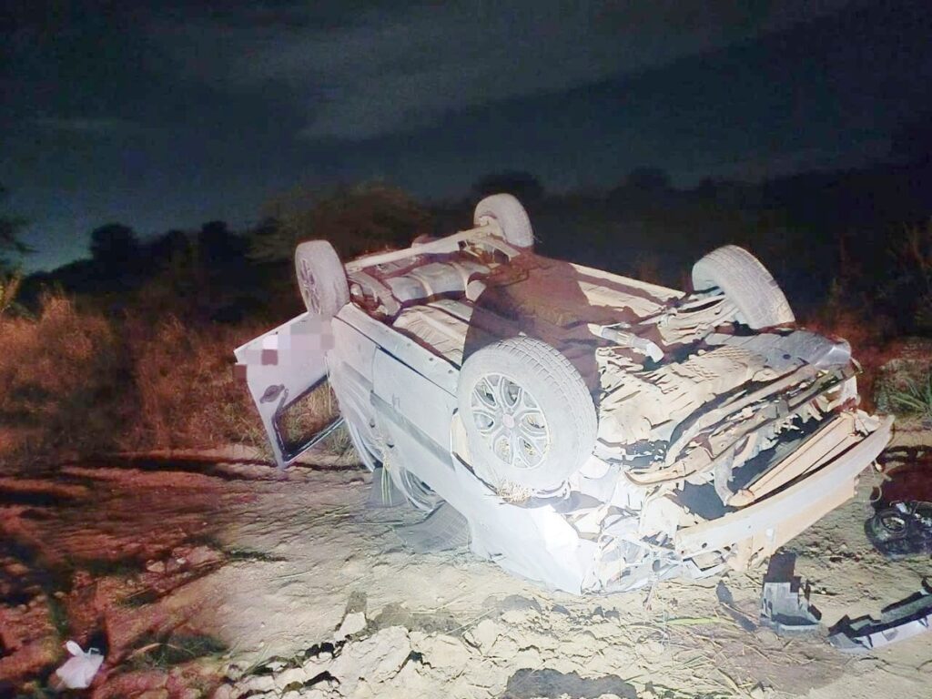 Motorista perde controle, capota veículo e mata pedestre na BR 232, em Sairé