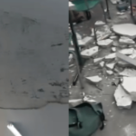 Parte de teto de sala de aula cai em escola na zona norte de São Paulo