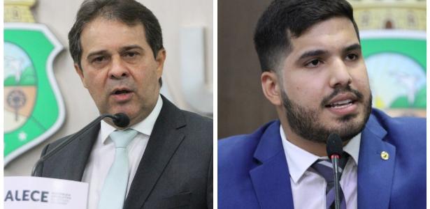 Evandro Leitão (PT) e André Fernandes (PL), candidatos em Fortaleza