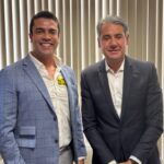 Em Brasília, Rodrigo Pinheiro e o Deputado Fernando Monteiro discutem demandas nas áreas de infraestrutura e esportes para Caruaru