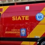 Caminhão tomba e motorista sofre ferimentos na Serra do Cadeado