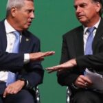 Braga Netto e Bolsonaro em 2022, em Brasília