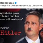 Justiça condena conselheiro que comparou Derrite a Hitler - 15/01/2025 - Painel