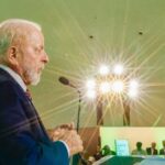 Presidente da República, Luiz Inácio Lula da Silva, durante a cerimônia de lançamento do livro ‘Brasil da Esperança - O Marketing Nas Eleições Mais Importantes do País”, do marqueteiro Sidônio Palmeira, no Museu Nacional da República.