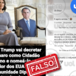 22.jan.2025 - Trump não nomeou Bolsonaro como embaixador dos EUA no Brasil