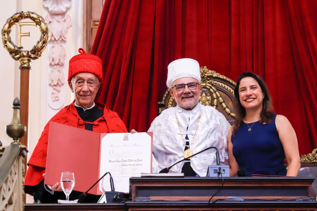 Governadora Raquel Lyra recebe o presidente de Portugal e reafirma parcerias estratégicas para o Estado