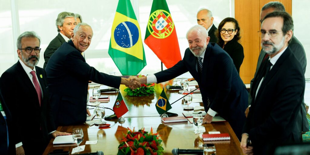 Presidentes do Brasil e Portugal se reúnem para fortalecer cooperação