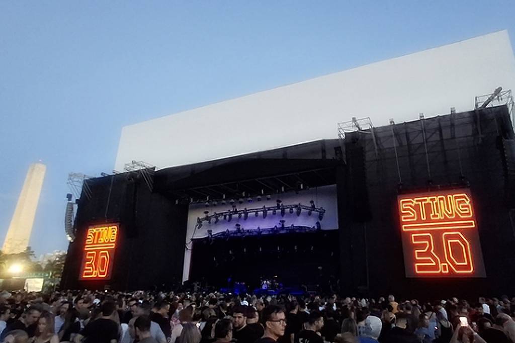 Sting fez show em São Paulo - 17/02/2025 - Música em Letras