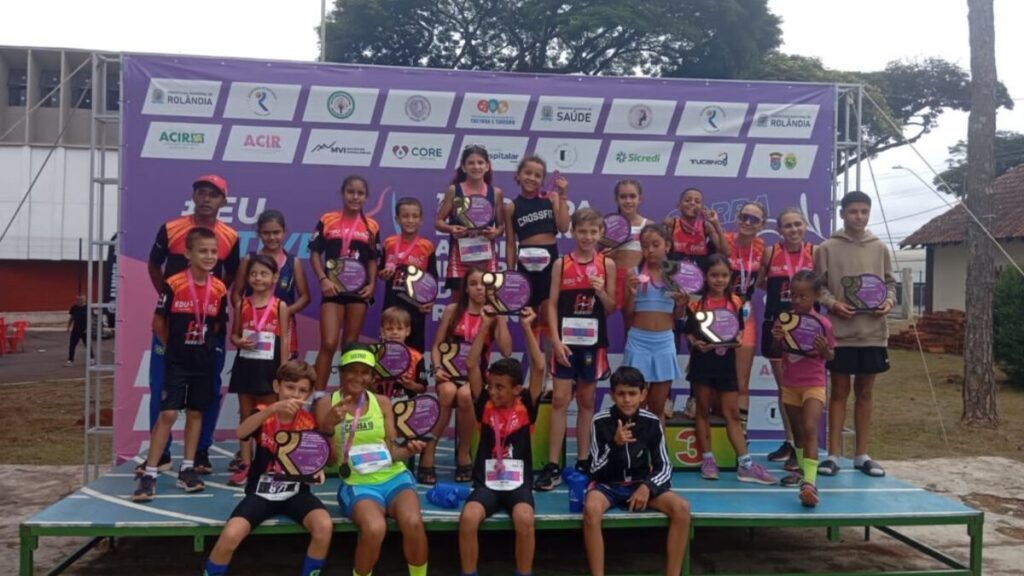 Atletas apucaranenses se destacam na Corrida Kids em Rolândia