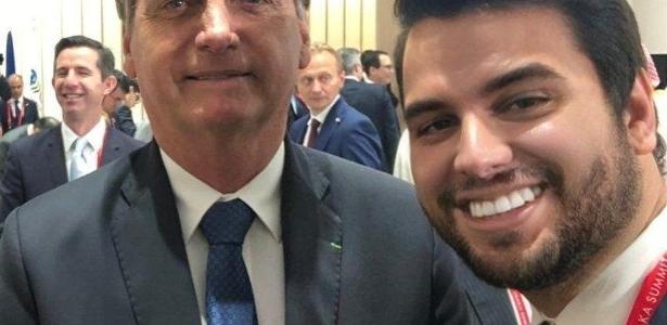Bolsonaro e seu ex-assessor Filipe Martins