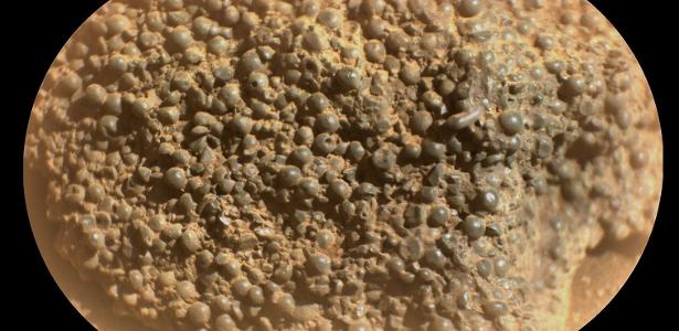 Rocha com textura incomum foi apelidada de Baía de São Paulo