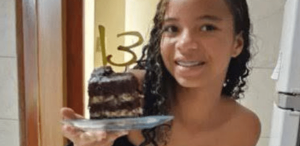 Ingrid Vitória, de 13 anos; a menina foi sequestrada em Pernambuco