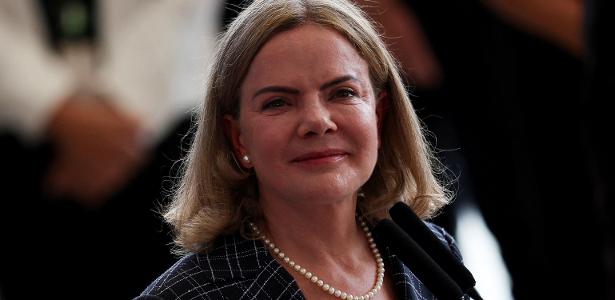 A ministra de Relações Institucionais, Gleisi Hoffmann (PT)