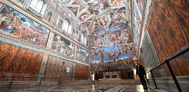 Capela Sistina, no Vaticano, onde eleição do novo papa acontece