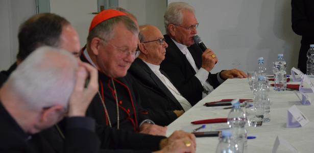 9.mai.2025 - Cardeais brasileiros comentam conclave e escolha do papa Leão 14