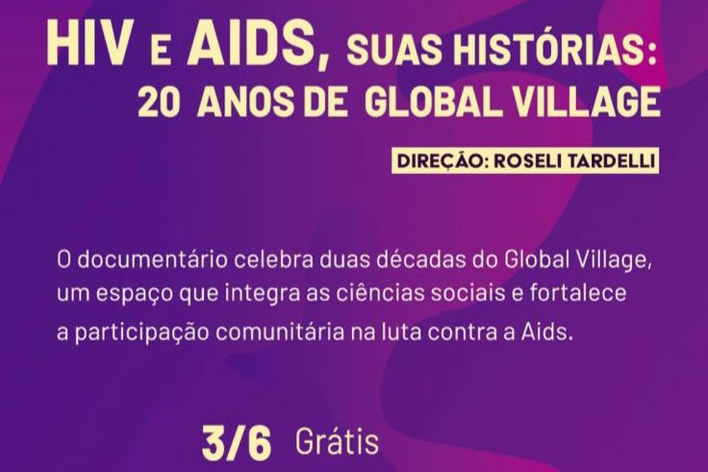 CineSesc exibirá documentário sobre Aids - 25/05/2025 - Mônica Bergamo