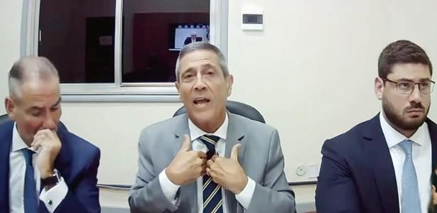 11. jun. 2025 - Braga Netto é interrogado remotamente pela Primeira Turma do STF