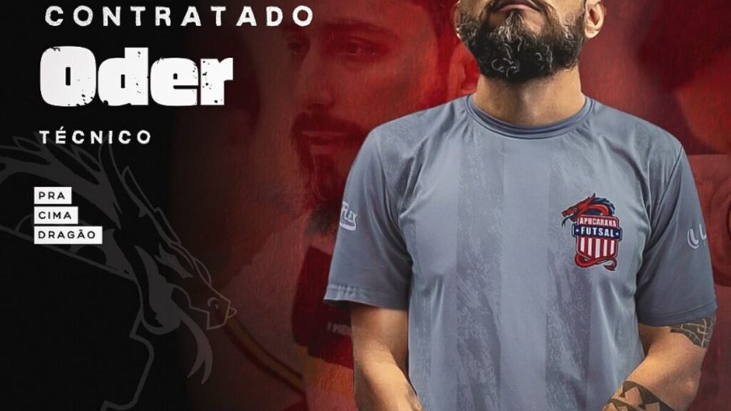 Apucarana Futsal anuncia Oder Jefferson como novo treinador do time