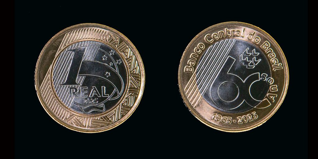 Banco Central lança moeda comemorativa de R$ 1 pelos 60 anos do órgão