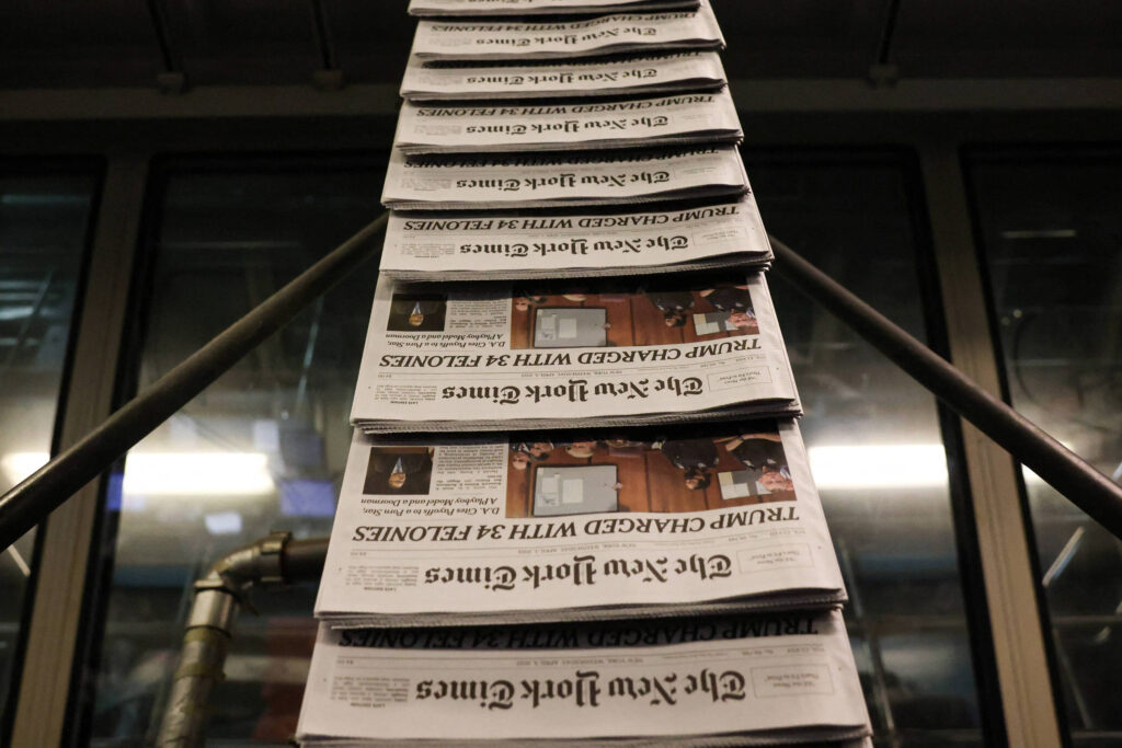 Bolsa do New York Times para jornalistas paga R$ 473 mil - 15/07/2025 - Novo em Folha