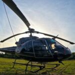 Helicóptero de matrícula PP-IVO sofreu acidente em terra indígena ontem [imagem de arquivo publicada pela Voare]