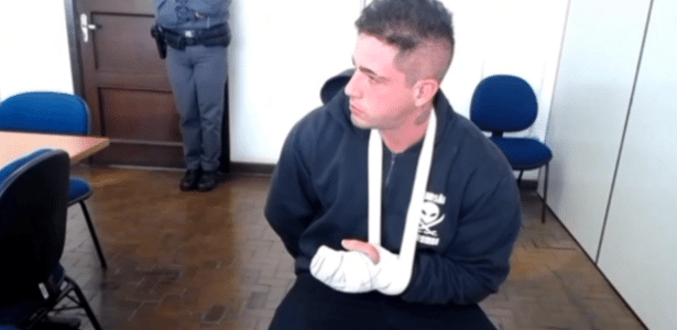 Pedro Camilo Garcia Castro foi preso com a mão quebrada após espancar namorada em SP