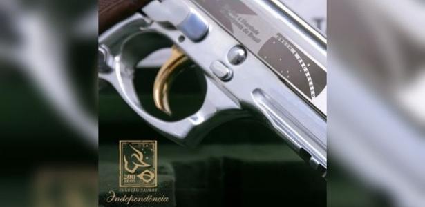 Arma da Taurus comemorativa pelo 7 de Setembro