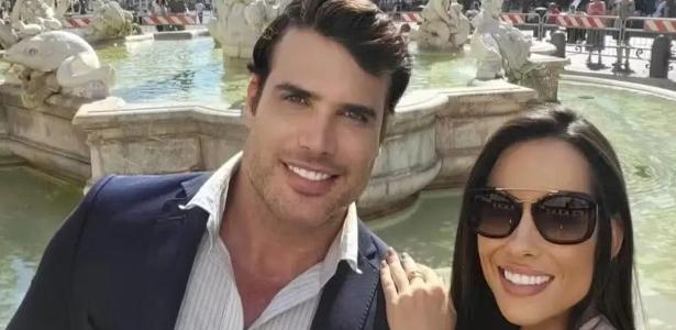 Renê da Silva Nogueira Júnior e a esposa Ana Paula Lamego Balbino Nogueira