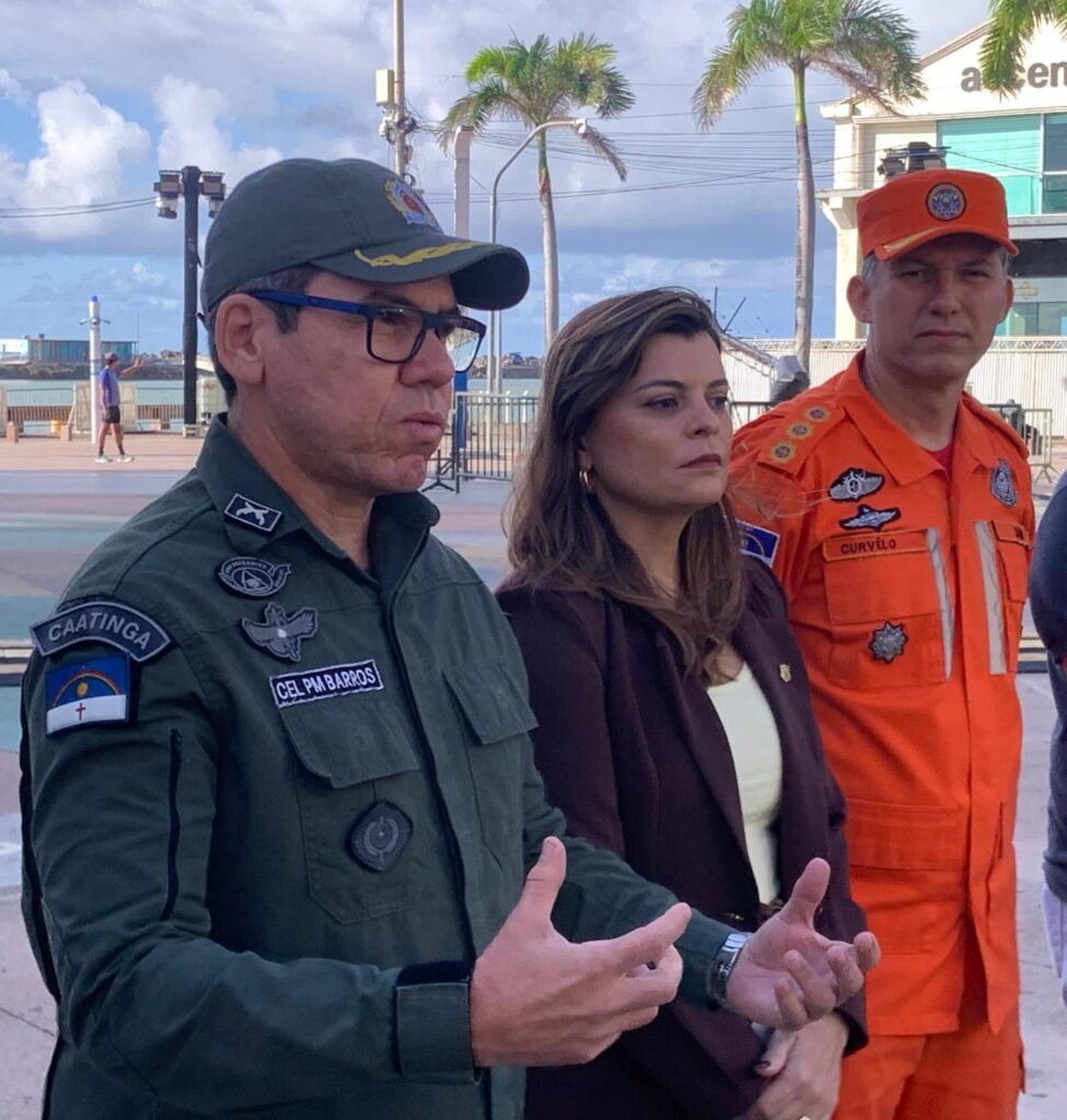 Forças policiais preparam esquema especial de segurança para gravação do DVD de Priscila Senna