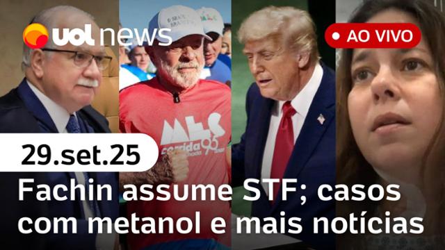 UOL News 1ª Edição com Fabíola Cidral | Programa Completo | 29 de setembro de 2025