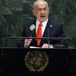 Delegados deixam cadeiras vazias durante discurso de Netanyahu na ONU
