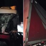 Motorista fica gravemente ferido após colisão com caminhão na PR-090