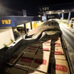PRF apreende 1,1 milhão de maços de cigarros contrabandeados no PR