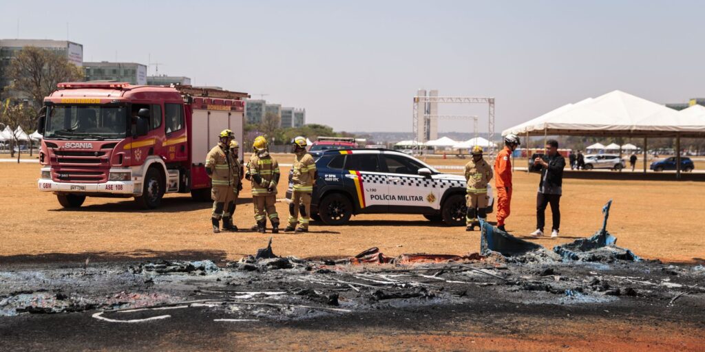 Polícia prende suspeito de incendiar banheiro químico na Esplanada