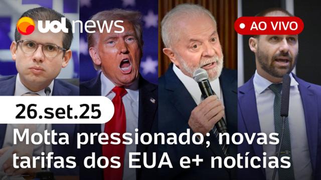 UOL News 1ª Edição com Fabíola Cidral | Programa Completo | 26 de setembro de 2025