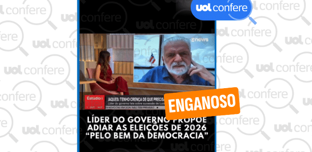 Jaques Wagner se referia a possíveis mudanças para eleições de 2030, e não em 2026