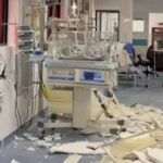 Parte de teto cai em UTI neonatal em Recife; ninguém fica ferido - 28/10/2025 - Cotidiano