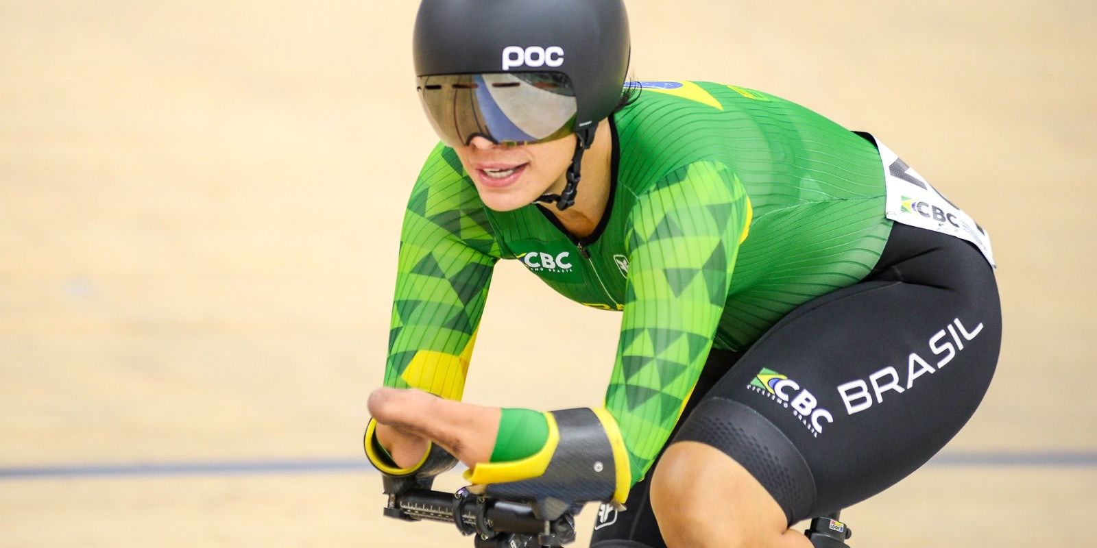 Sabrina Custódia voltou a brilhar no Mundial de ciclismo de pista