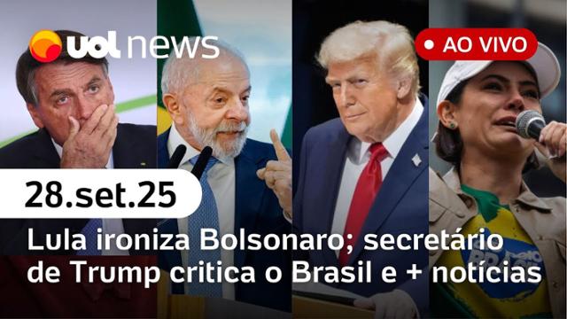 UOL News com Mauro Tagliaferri | Programa Completo | 28 de setembro de 2025