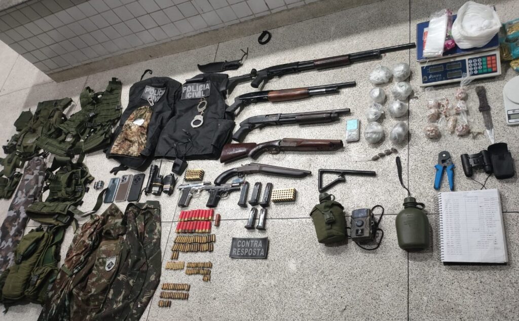 PM prende suspeito de envolvimento em assaltos a bancos e tráfico de drogas